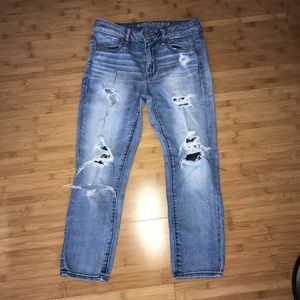 Hi-Rise jeggings cropped